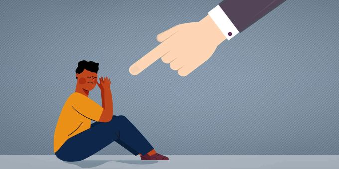 Die Opfer-Täter-Umkehr verschleiert die Verantwortung des Täters und belastet das Opfer. Informationskompetenz