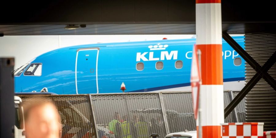 KLM Flugzeug Amsterdam Schiphol