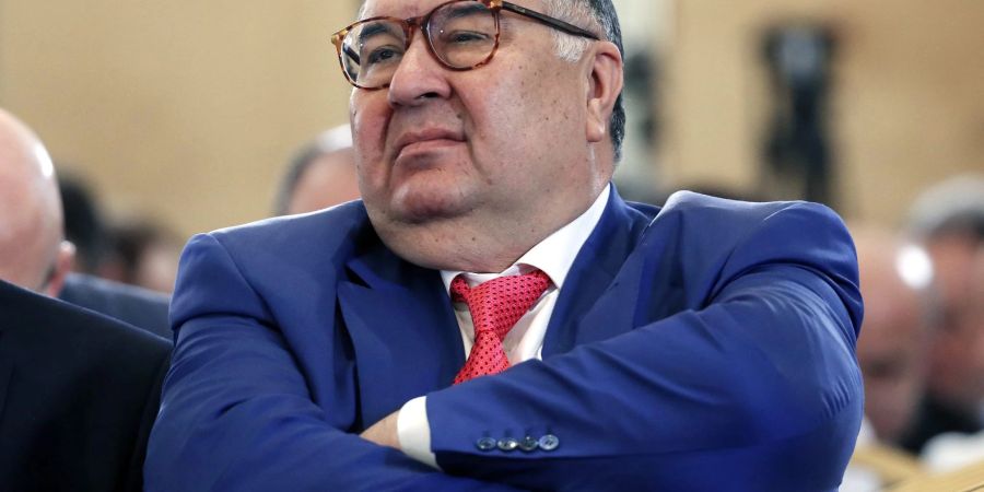 Der russische Oligarch Alischer Usmanow beim Kongress der Russischen Union der Industriellen und Unternehmer (RSPP) 2016 in Moskau.