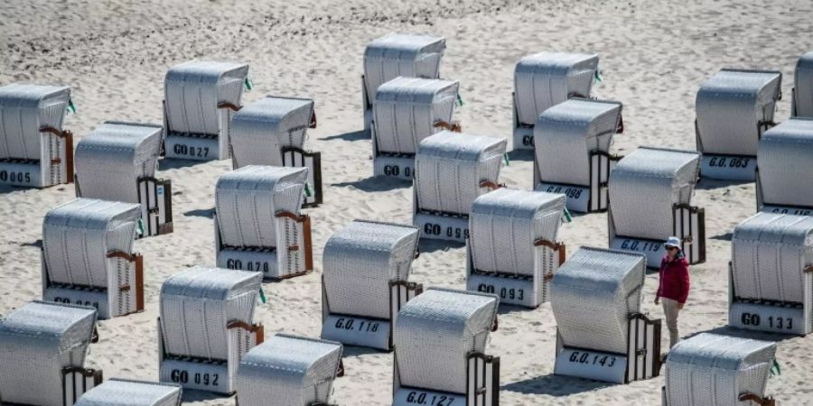 Strandkörbe an der Ostsee