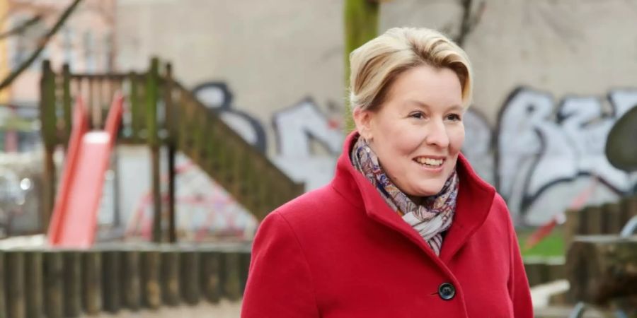 SPD-Politikerin Giffey in Berlin