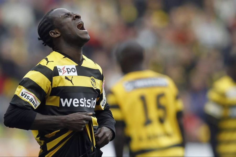 YB-Stürmer Seydou Doumbia ist enttäuscht.