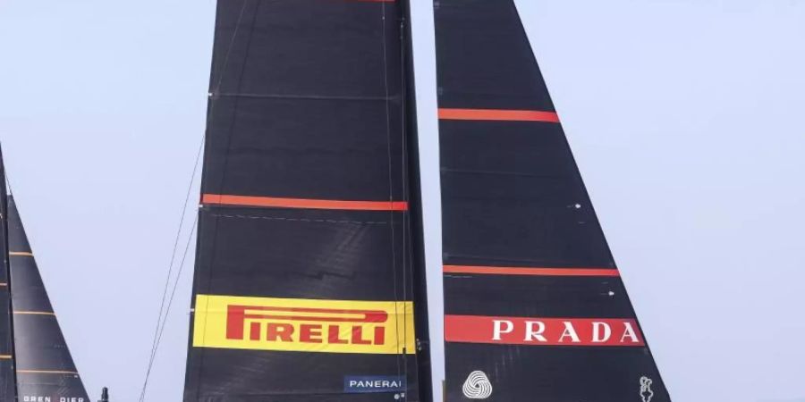 Das italienische «Luna Rossa»-Team trifft beim America's Cup auf Titelverteidiger Neuseeland. Foto: Brett Phibbs/New Zealand Herald/AP/dpa