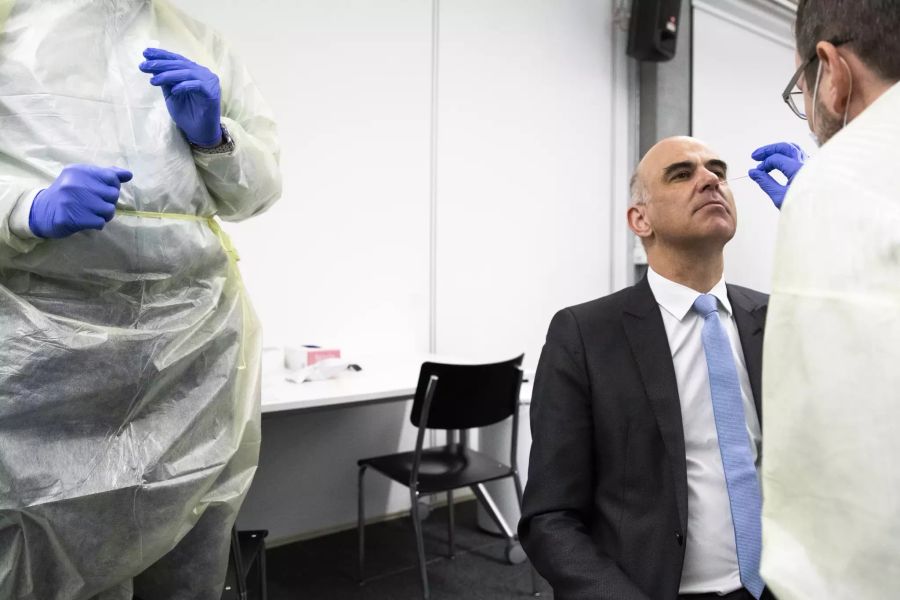 Alain Berset Test Coronavirus