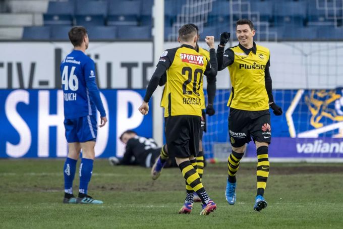 YBs Christian Fassnacht trifft wenige Minuten nach seiner Einwechslung. Fassnacht