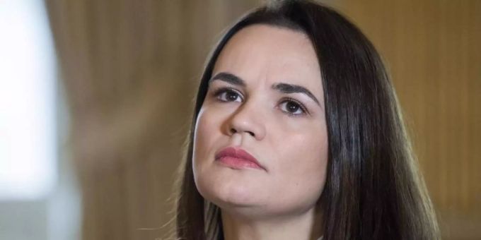 Swetlana Tichanowskaja, Oppositionspolitikerin in Belarus, bei einem Gespräch in Stockholm. Foto: Claudio Bresciani/TT News Agency/AP/dpa Swetlana Tichanowskaja, Oppositionspolitikerin in Belarus, bei einem Gespräch in Stockholm. Foto: Claudio Bresciani/TT News Agency/AP/dpa