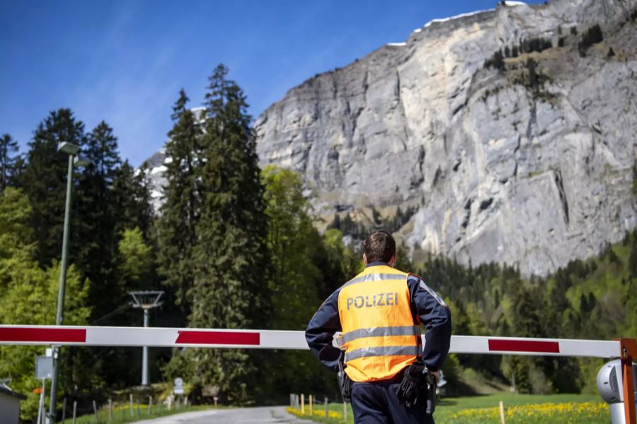 Der Unfall ereignete sich oben auf dem Berg.