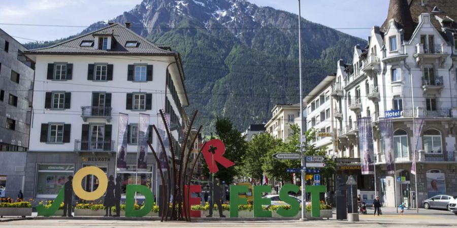 Die Altstadt von Brig-Glis.