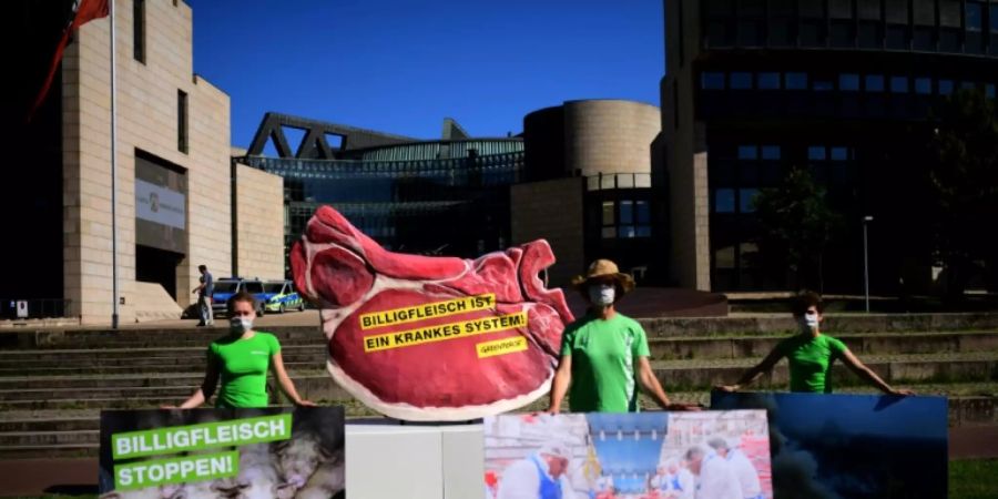 Greenpeace-Proteste im Juni 2020 in Düsseldorf