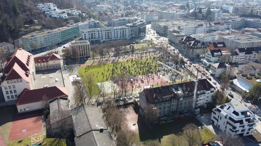 Mit rund 1500 Teilnehmern hatten die Veranstalter im Vorfeld gerechnet.