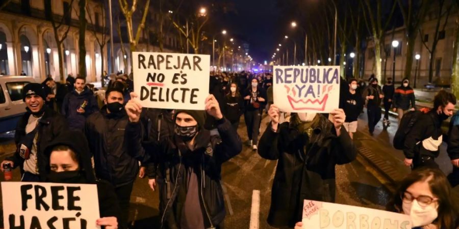 Demonstration am Montag in Barcelona