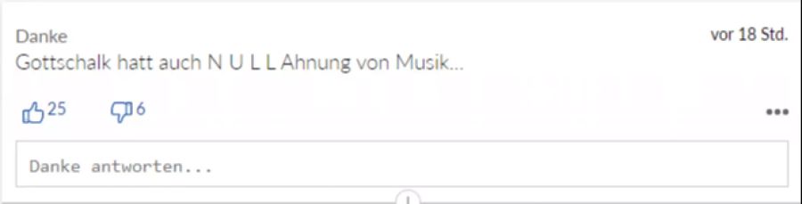 Dieser User hält Gottschalk für den falschen Bohlen-Ersatz.