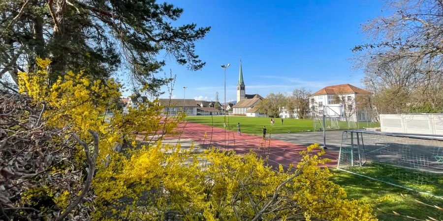 Der Sportplatz der Gemeinde Wädenswil.