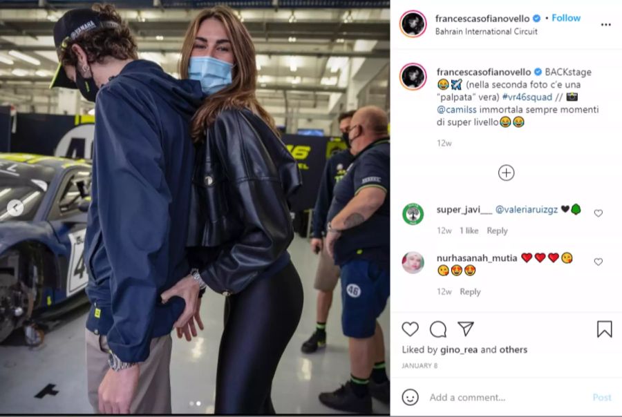 Valentino Rossi Francesca Novello