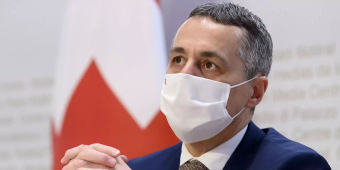Bundesrat Ignazio Cassis blickt zurück auf ein Krisenjahr, aber auch vorwärts. Und fordert mehr Zusammenhalt. Ignazio Cassis Coronavirus