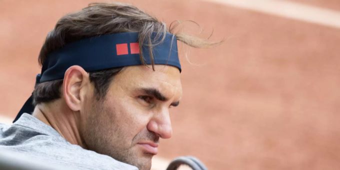 Roger Federer während einer Trainingssession in Genf. Roger Federer