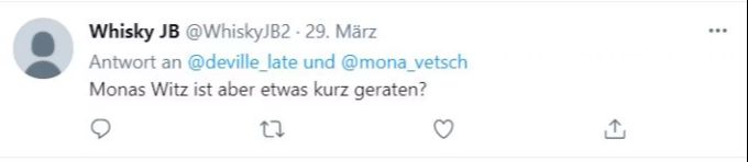 Ein User findet die Beleidigungen mässig witzig. mona