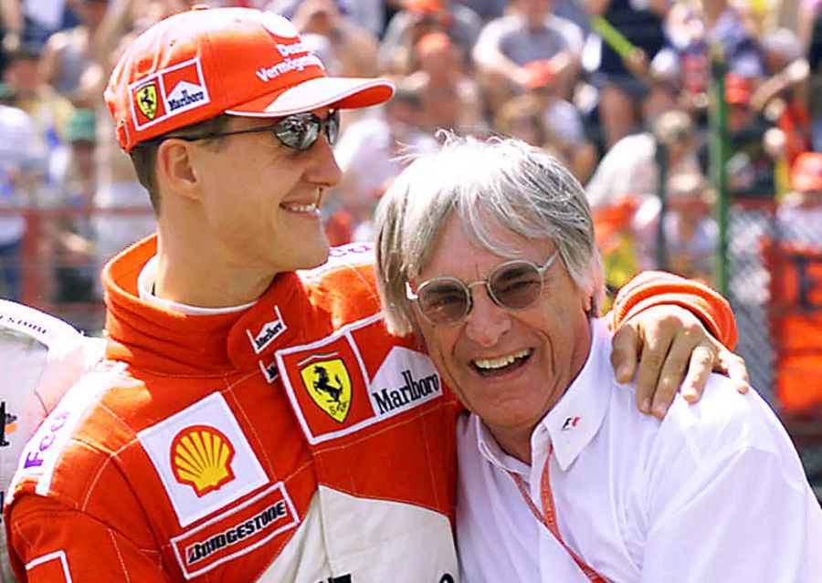 Michael Schumacher Bernie Ecclestone