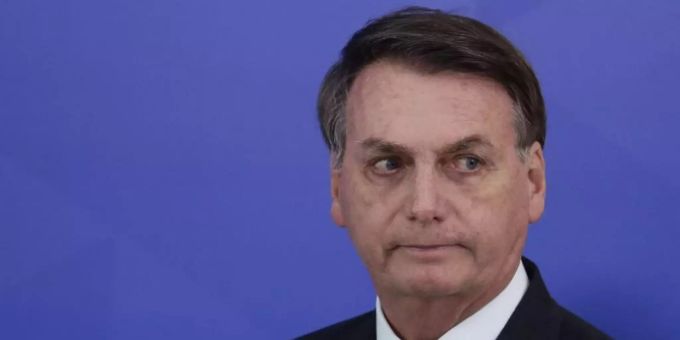 Jair Bolsonaro, Präsident von Brasilien. Coronavirus