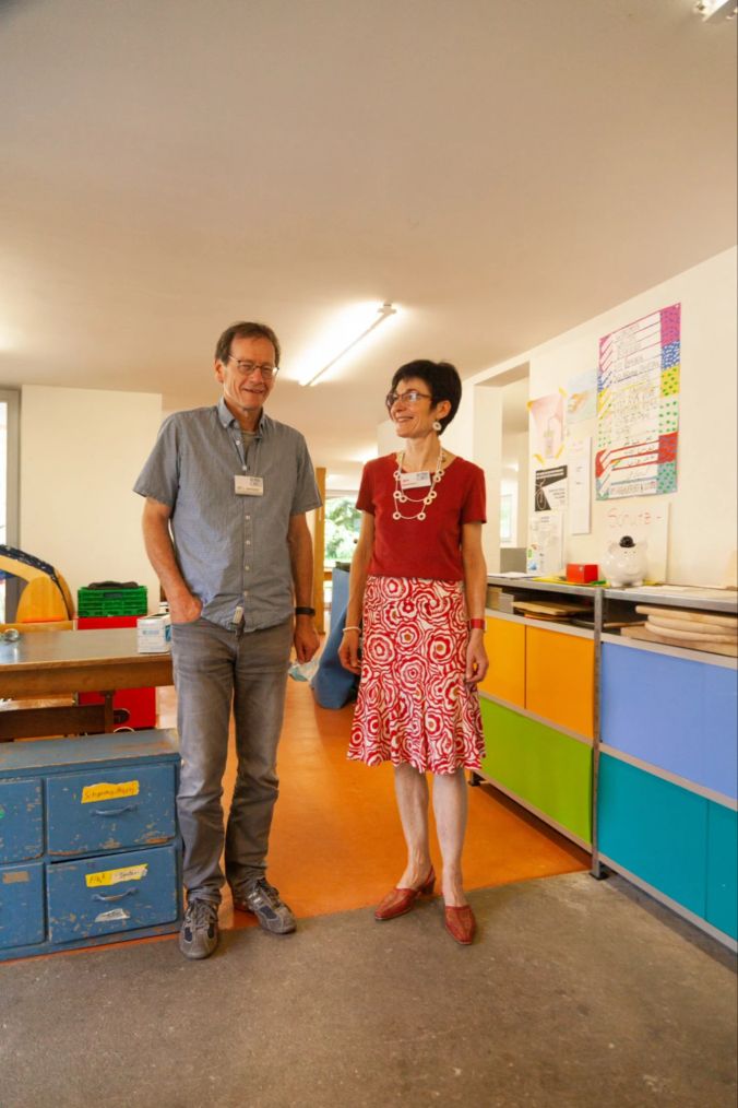 Urs Hammer und Bea Haslimeier haben den Repair-Event organisert und sind seit einigen Jahren dabei