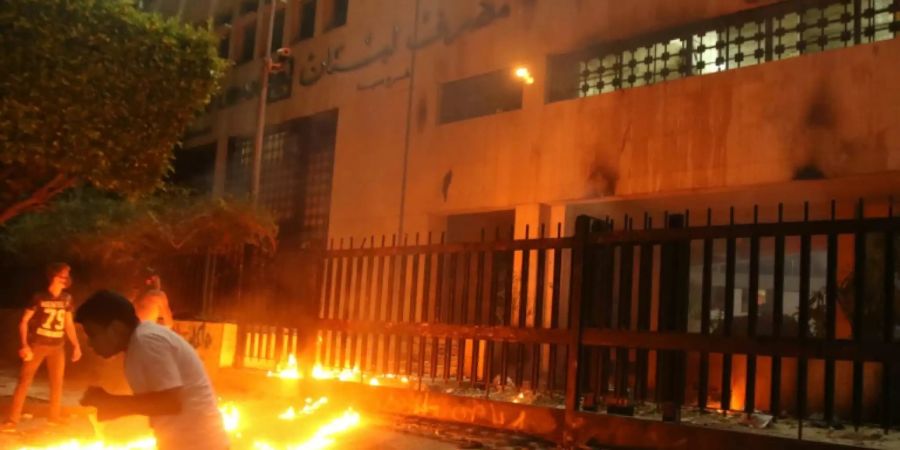 Proteste in der südlibanesischen Stadt Sidon