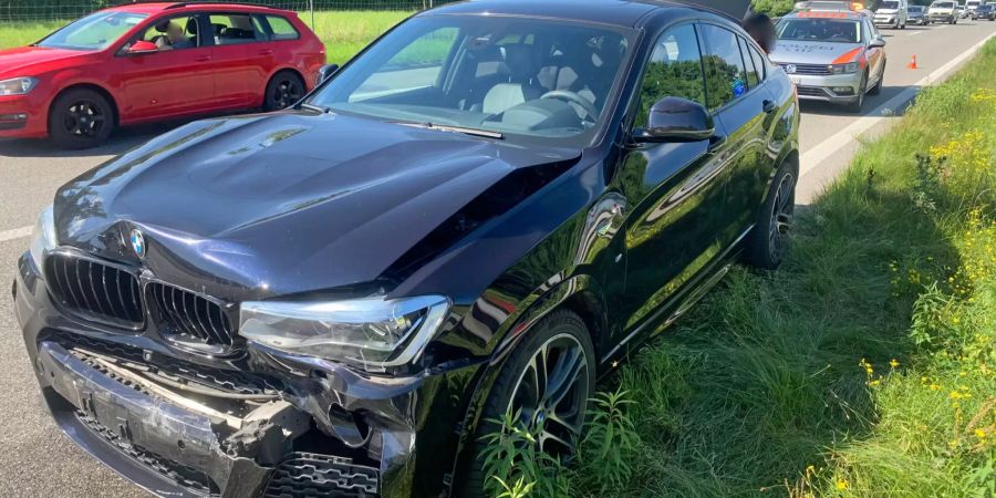 Auffahrunfall A14, Fahrrichtung Luzern