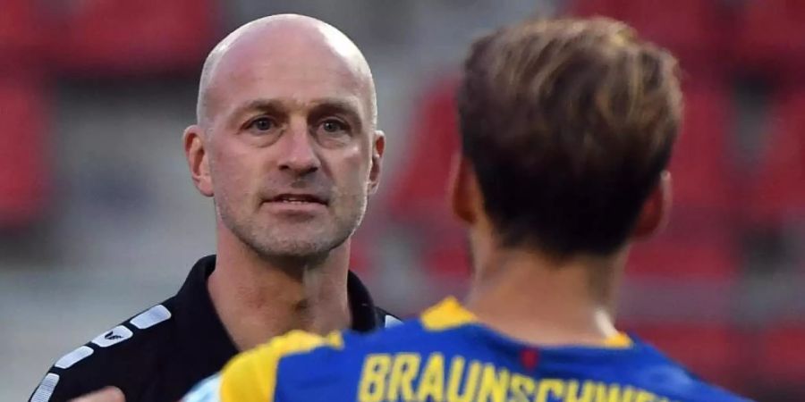 Marco Antwerpen ist nicht mehr der Trainer des Zweitligisten Eintracht Braunschweig. Foto: Hendrik Schmidt/dpa-Zentralbild/dpa