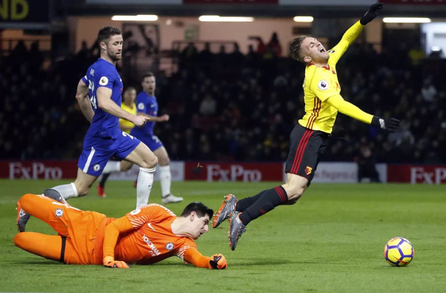 Vor seinem Wechsel nach Spanien spielte der 27-Jährige bei Chelsea...