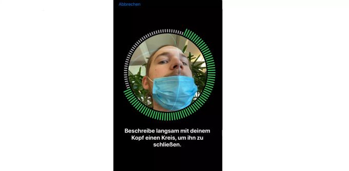 Einrichtung Face ID