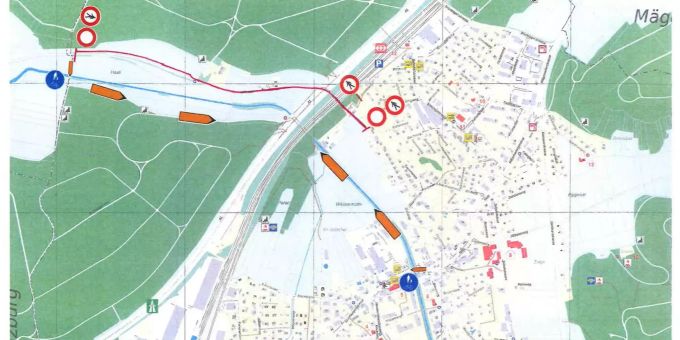 Situationsplan Werkleitungssanierungen Hasli – Wilhalde Othmarsingen. Situationsplan
