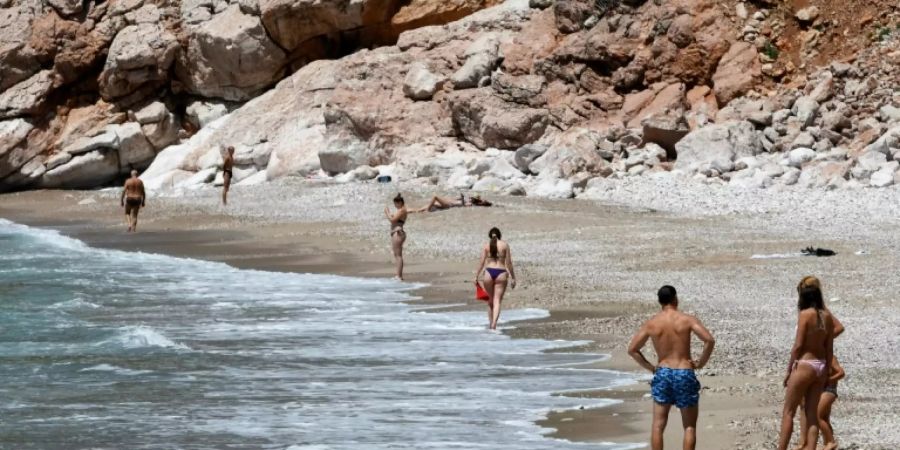 Strand bei Budva in Montenegro