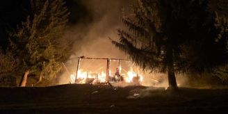 In Anzère VS - Chalet bei Brand komplett zerstört