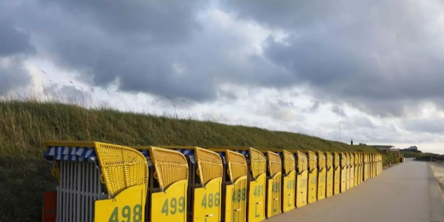 Strandkörbe an der Nordsee