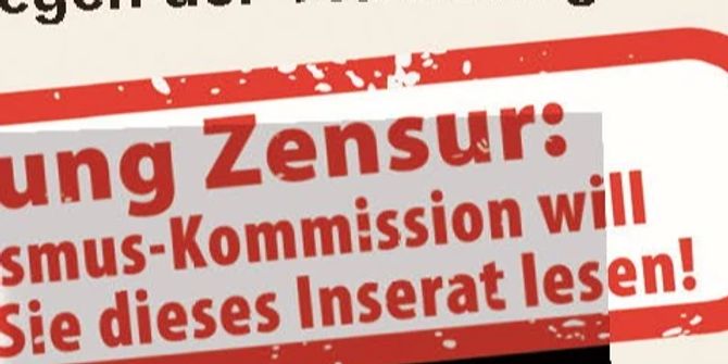 Zensur SVP EKR Rassismus