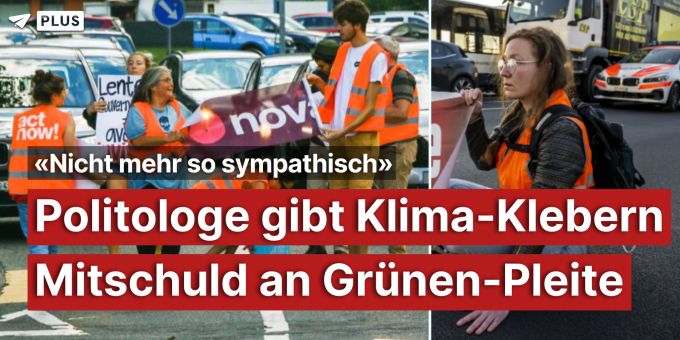 Fünf Sitze weg! - Experte gibt Klima-Klebern Mitschuld an Grünen-Pleite