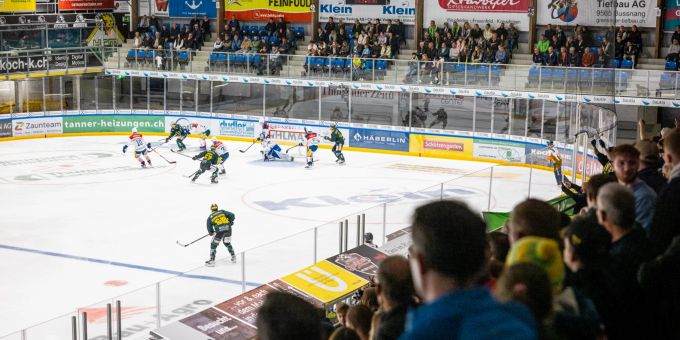 Spiel des HC Thurgau gegen die GCK Lions. HC Thurgau gegen GCK Lions