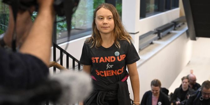 Greta Thunberg Gericht Geldstrafe