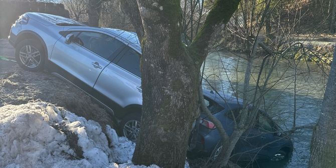 Unfallendlage in Appenzell.