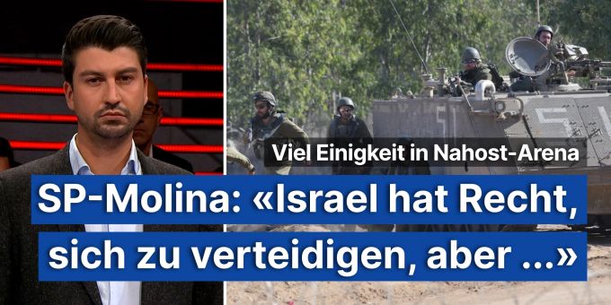 Nahost-Arena - Molina: «Israel hat Recht, sich zu verteidigen, aber...»
