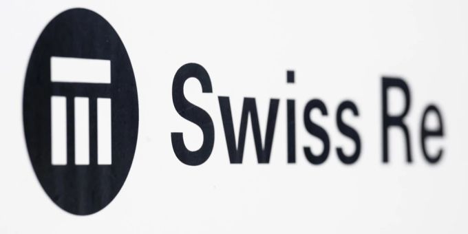 Das Logo der Swiss Re. swiss re