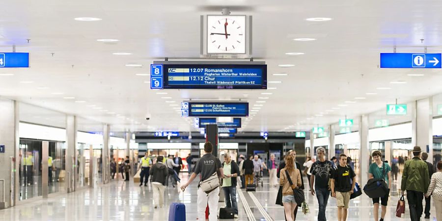 Der Zürcher Hauptbahnhof wurde vom European Railway Station Index zum besten Bahnhof Europas gewählt. (Archivbild)