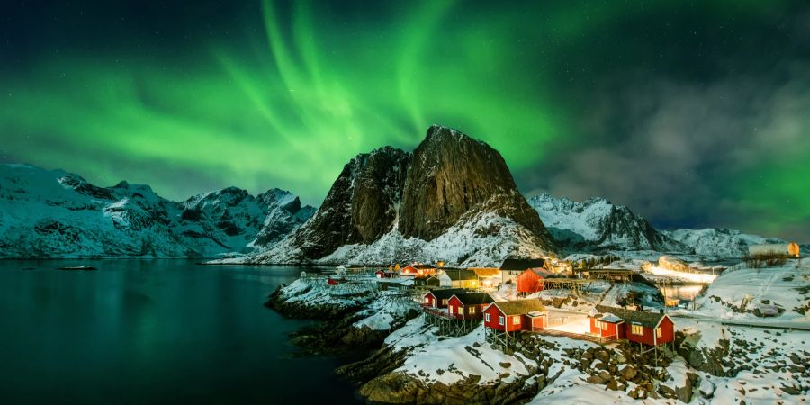 Hamnoy in Norwegen.