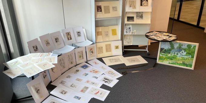 Sichergestellte Kunstwerke. Sichergestellte Kunstwerke.