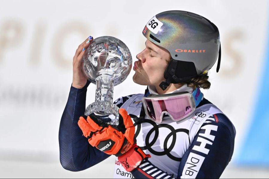 Im letzten Winter holte sich der Norweger noch die kleine Kugel für den besten Slalom-Fahrer.