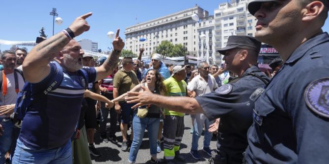 Protest Streik Argentinien