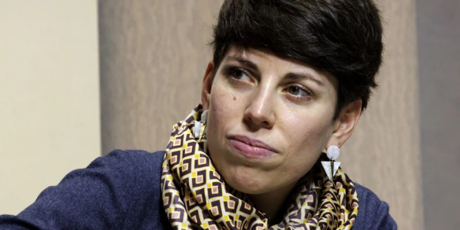 Lisa Mazzone bei einem Auftritt in Lausanne im Oktober. (Archivbild)