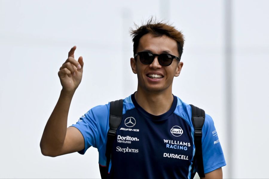 Alex Albon Lewis Hamilton