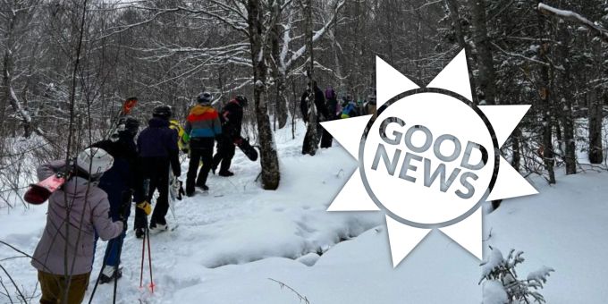 Good News - Kanadische Polizei rettet 23 vermisste Wintersportler
