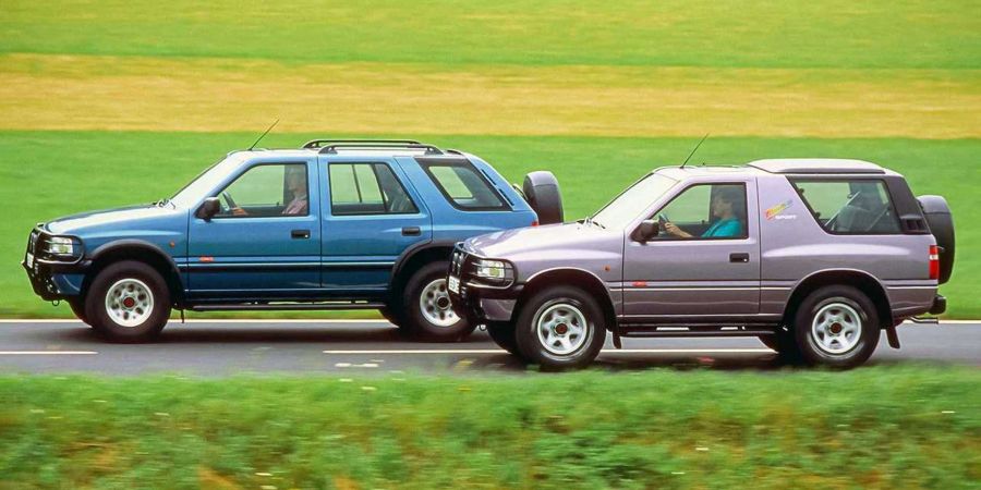 Opel Frontera, zwei Modellvarianten 1991 und 1992