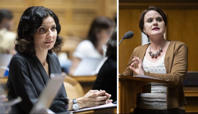 Die SP-Nationalrätinnen Gabriela Suter (links) und Sarah Wyss. Gabriela Suter Sarah Wyss